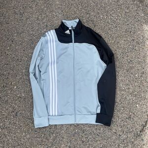 Adidas Men's Black and Gray Jacket
